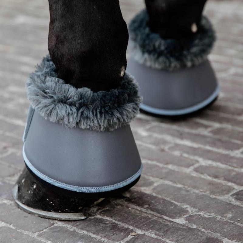 Hufglocken Sheepskin Leather Grau