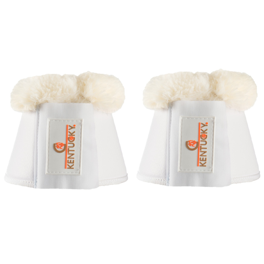 Hufglocken Sheepskin Leather Weiß
