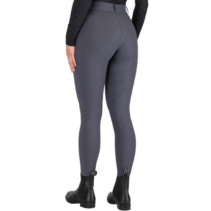 Reithose Livora Full Grip Grau