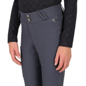 Reithose Kinder/Junior Livora Full Grip Grau Reithose Kinder/Junior Livora Full Grip Grau