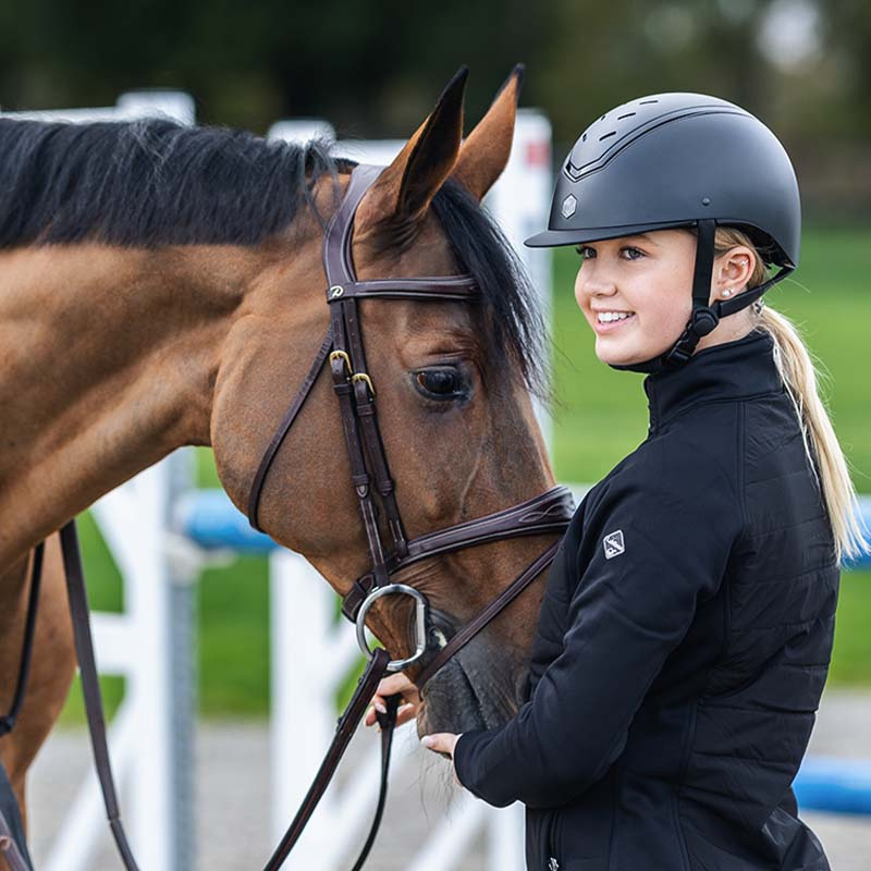 Reithelm Kylo Matte Schwarz/Schwarz