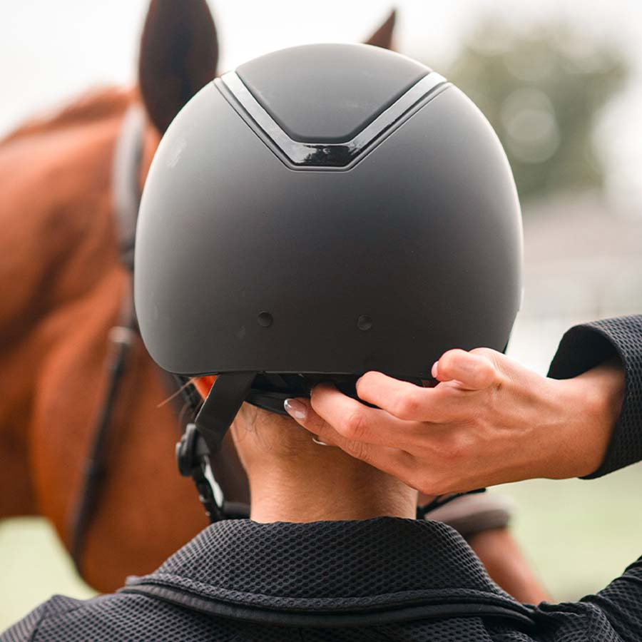 Reithelm MIPS Kylo Matt Sonnenblende Schwarz/Schwarz