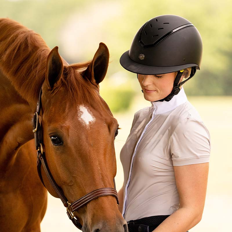 Reithelm MIPS Kylo Matt Sonnenblende Schwarz/Schwarz