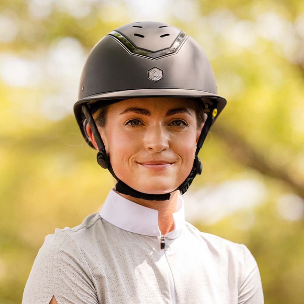 Reithelm MIPS Kylo Matt Sonnenblende Schwarz/Schwarz