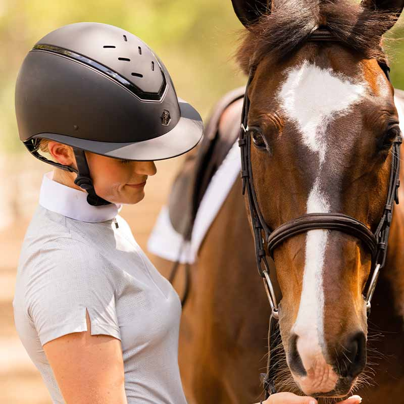 Reithelm MIPS Kylo Matt Sonnenblende Schwarz/Schwarz