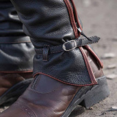 Lange Lederchaps Schwarz Lange Lederchaps Schwarz
