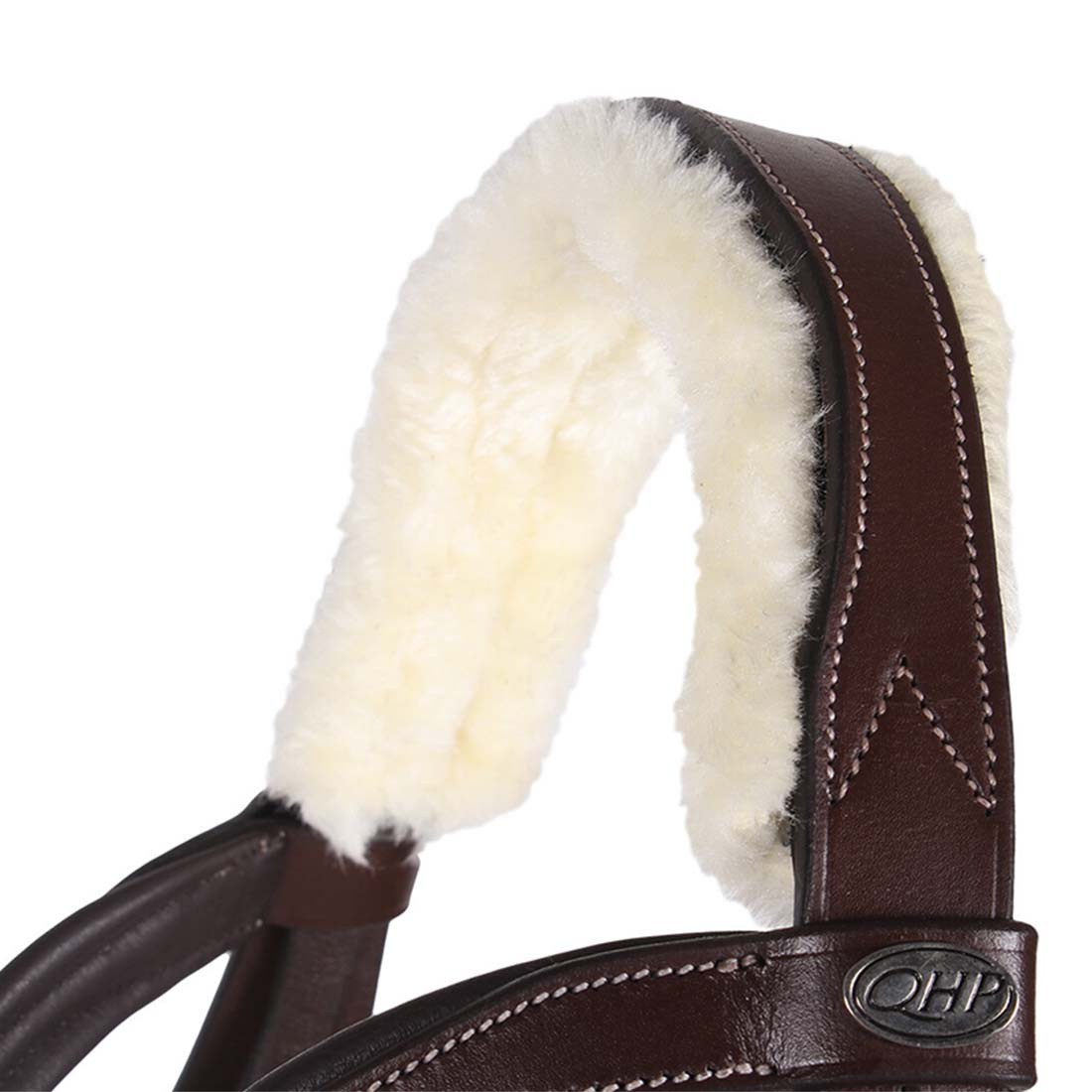 Anatomisches Trense Ontario Fauxfur Braun