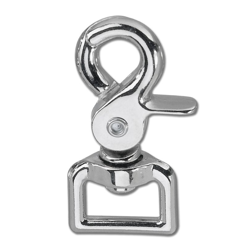 Schnalle für Zügel Snap Square Silber