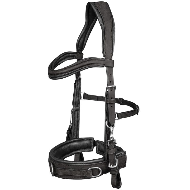 Kappzaum Leather Anatomic Schwarz