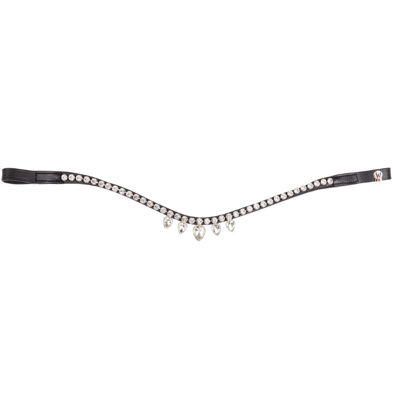 Stirnband X-Line Diadem Schwarz/Weiß