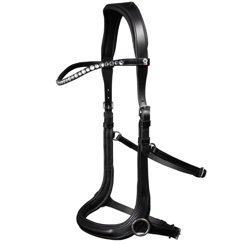 Gebisslose Trense Sensation X-Line Schwarz