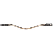 Stirnriemen Shine X-Line Schwarz/Toffee Stirnriemen Shine X-Line Schwarz/Toffee