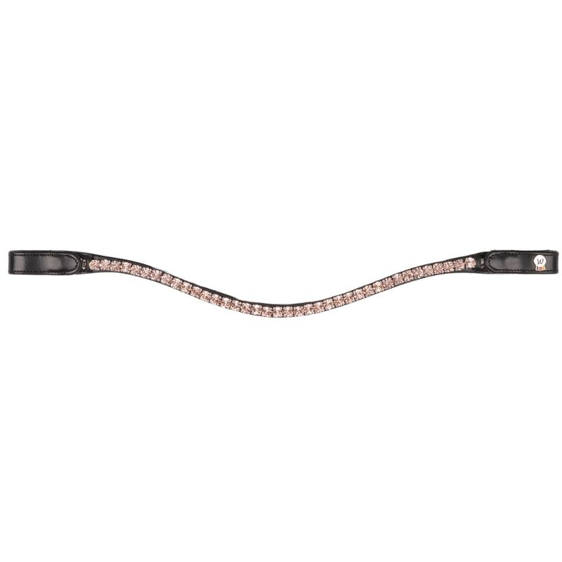 Stirnriemen Shine X-Line Schwarz/Rosa