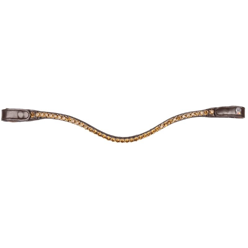 Stirnriemen Shine X-Line Braun/Beige