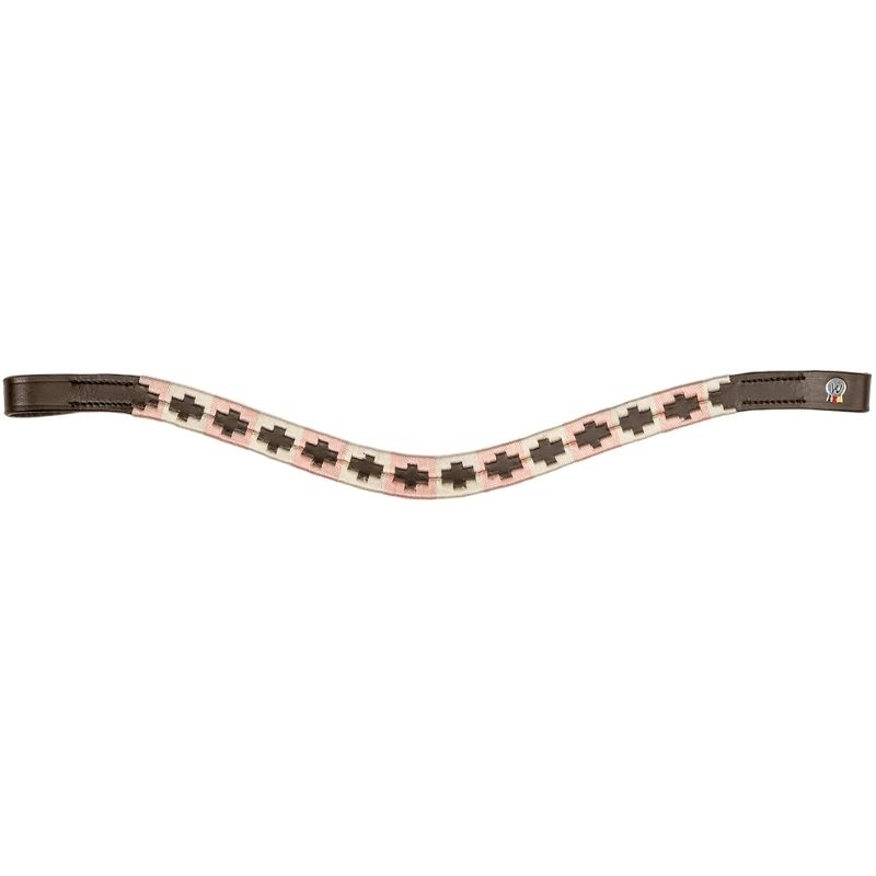 Stirnriemen Polo X-Line Braun/Rosa