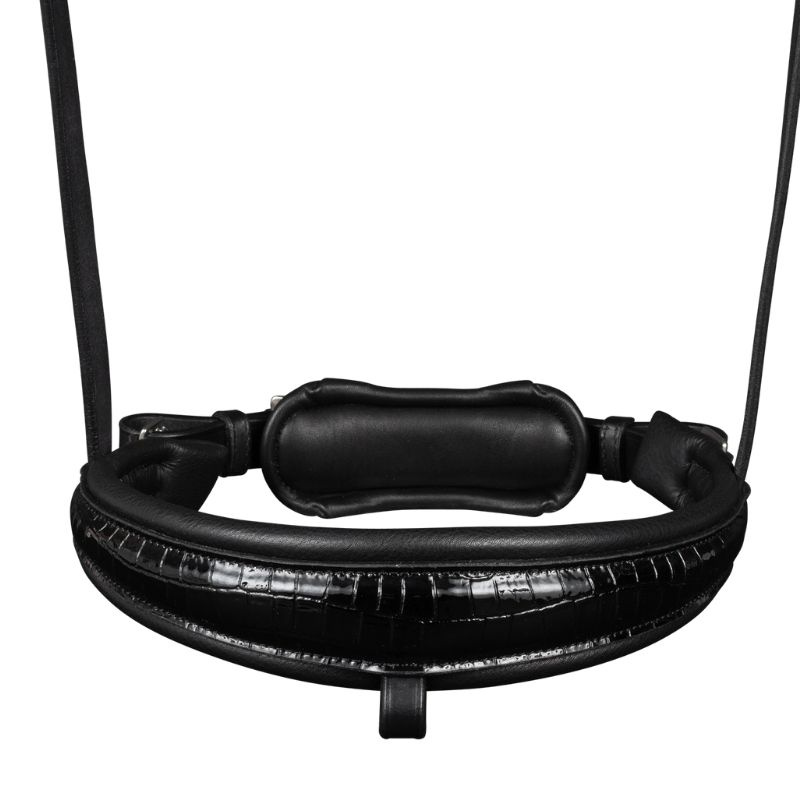 Dressurtrense Magic Croco S-Line Schwarz