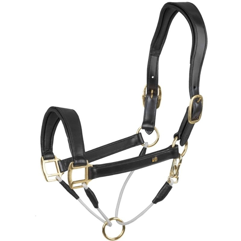 Lederhalfter Rope Royal S-Line Schwarz