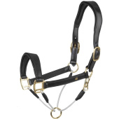 Lederhalfter Rope Royal S-Line Schwarz Lederhalfter Rope Royal S-Line Schwarz