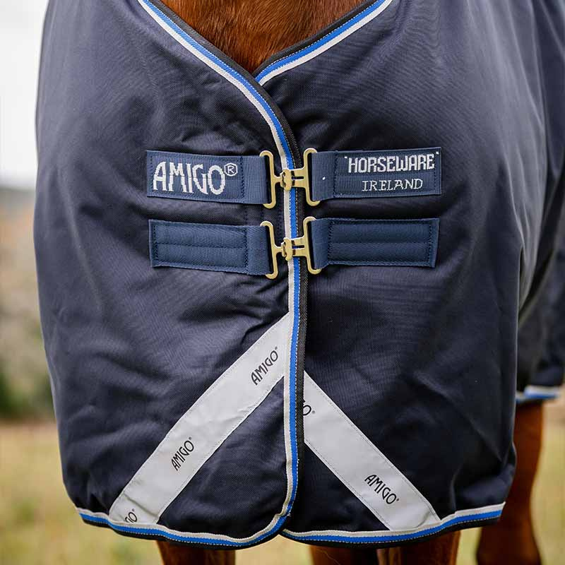 Winterdecke Amigo Bravo 12 Original 250g Marineblau/Schwarz