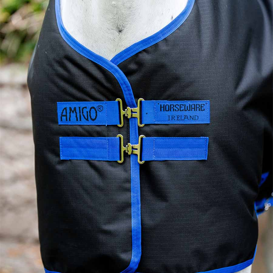 Regendecke Amigo Ripstop 900D 0g Pony Schwarz/Blau