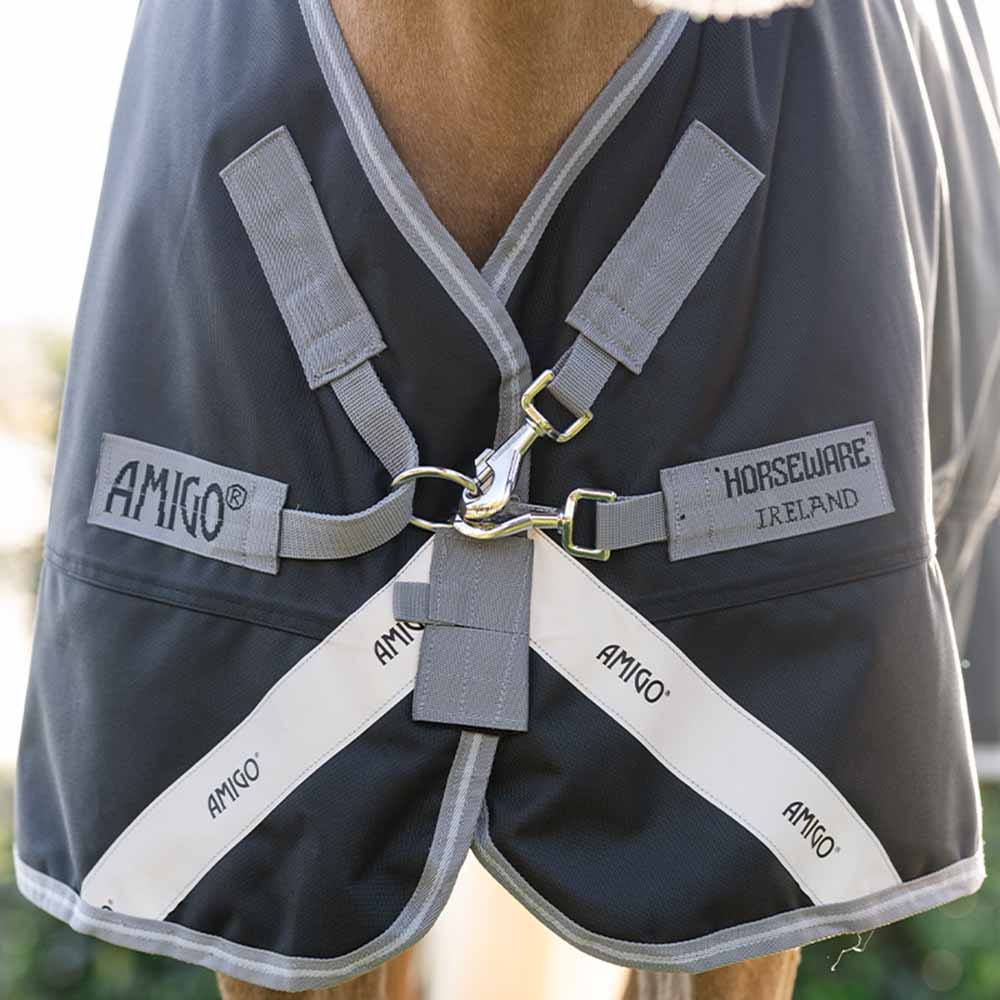 Regendecke Amigo Ripstop 900D 0g Pony Schwarz/Grau