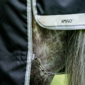 Winterdecke mit Kapuzenhaube Amigo Bravo 12 Plus Bundle (50g+100g+200g) V-Front Schwarz/Grau Winterdecke mit Kapuzenhaube Amigo Bravo 12 Plus Bundle (50g+100g+200g) V-Front Schwarz/Grau