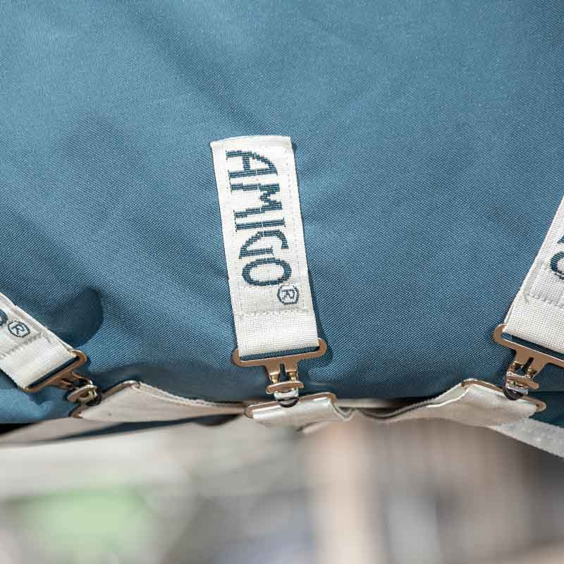 Winterdecke AmEco Bravo 12 Plus Turnout 100g Türkis