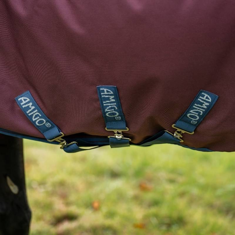 Regendecke Amigo Plus 1200D 0g Bordeaux/Marineblau/Grau