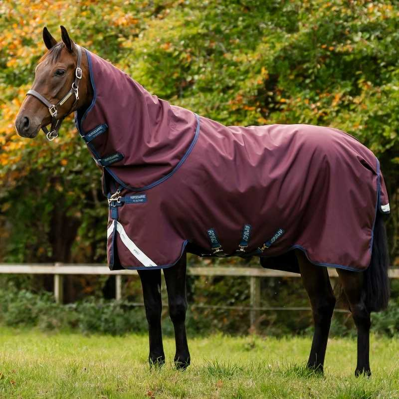 Outdoordecke Amigo Plus 1200D 100g Bordeaux/Marineblau/Grau