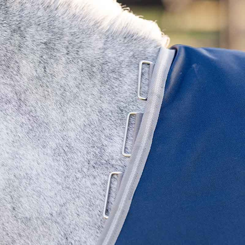 Regendecke Amigo 1200D Plus Pony 0g Marine/Grau/Silber