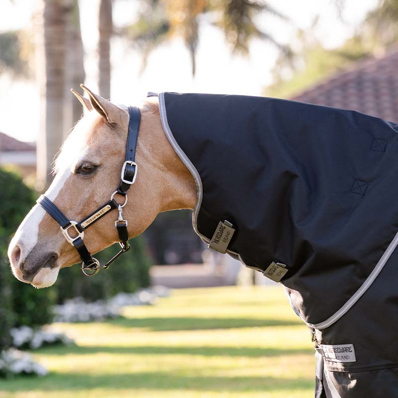 Winterdecke Amigo 1200D Plus Pony 250g Schwarz/Grau