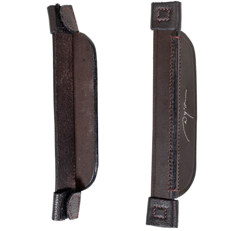 Blinkers Fancy Stitching Braun