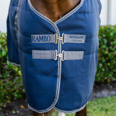 Stalldecke Rambo 1000D 100g Marine/Grau/Silber Stalldecke Rambo 1000D 100g Marine/Grau/Silber