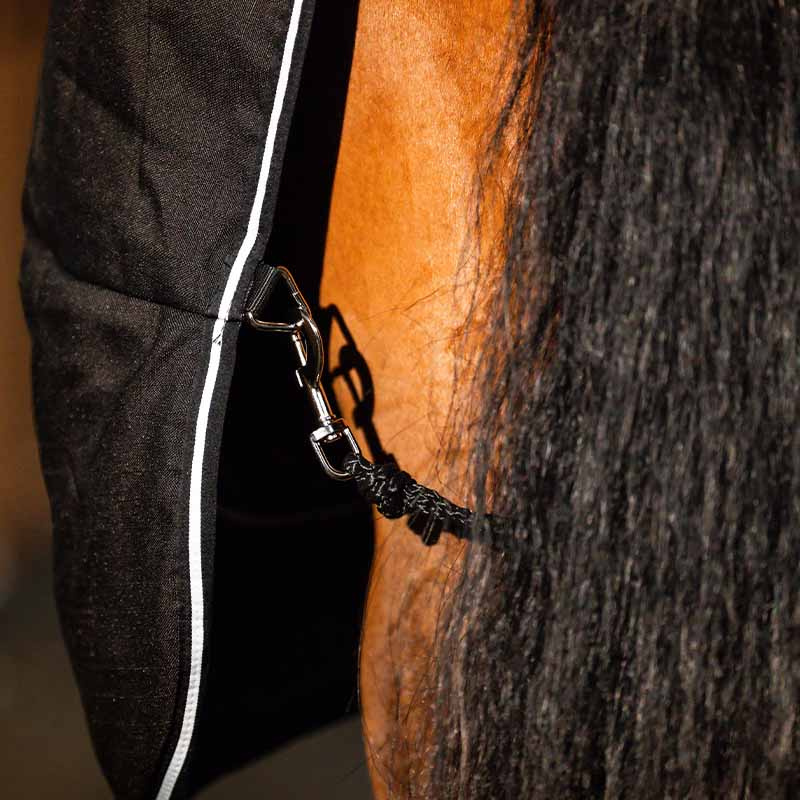 Stalldecke Rambo 1000D 100g Schwarz/Grau