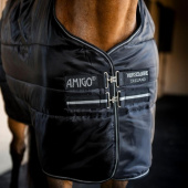 Stalldecke Amigo Ripstop Insulator 210D 50g Schwarz/Schwarz/Silber Stalldecke Amigo Ripstop Insulator 210D 50g Schwarz/Schwarz/Silber
