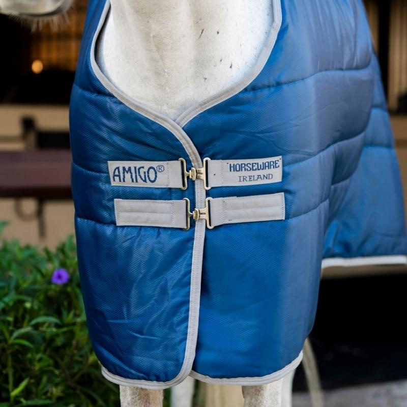 Stalldecke Amigo Ripstop Insulator 210D 200g Marineblau/Grau