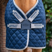 Stalldecke Amigo Quilted 600D Plus 200g Marine/Grau/Silber Stalldecke Amigo Quilted 600D Plus 200g Marine/Grau/Silber