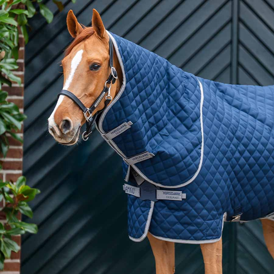 Stalldecke Amigo Quilted 600D Plus 200g Marine/Grau/Silber