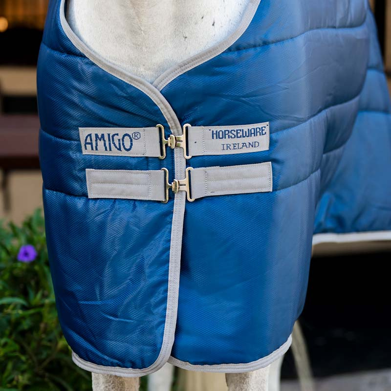 Stalldecke Amigo Insulator Ripstop 210D Plus 200g Marineblau/Grau