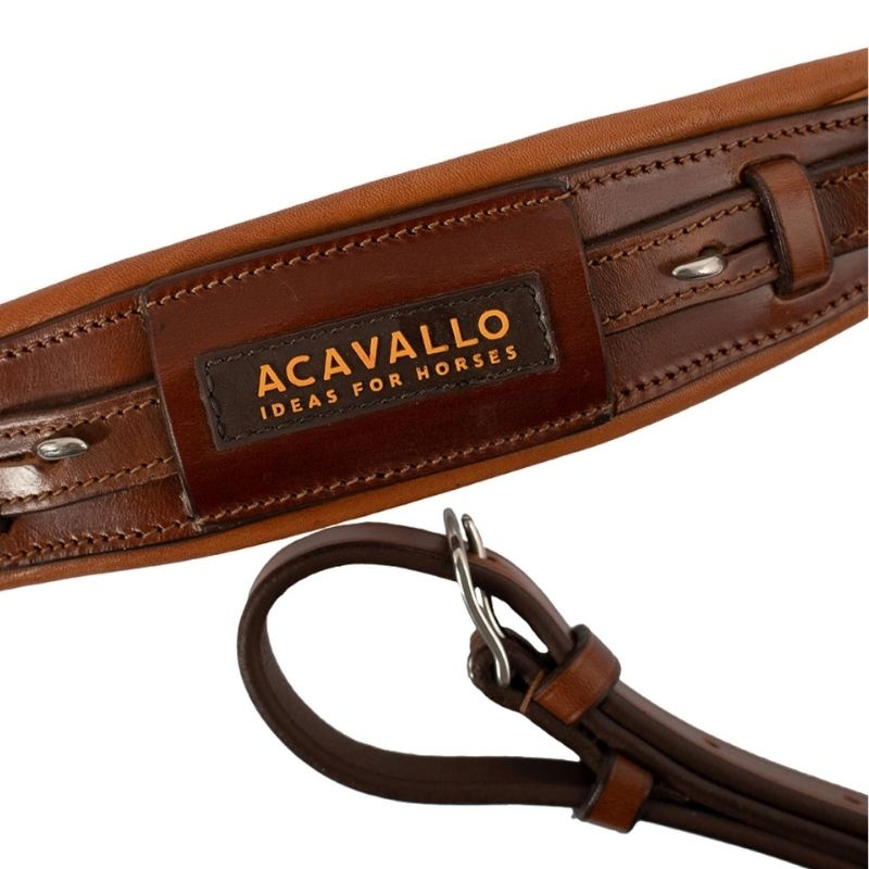 Nasenriemen für Hackamore Alupro Cognac