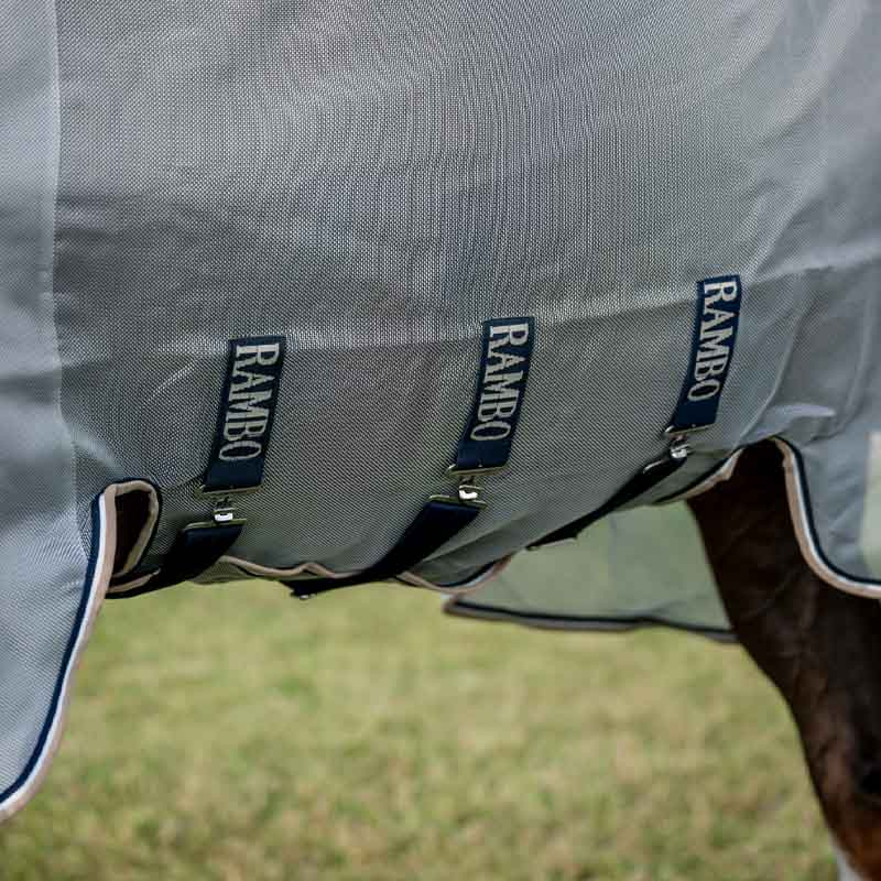 Fliegendecke Rambo Protector Silber/Marineblau/Weiß/Beige