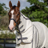 Sommerdecke Rambo Optimo Supreme Summer Plus Weiß/Marineblau/Grau Sommerdecke Rambo Optimo Supreme Summer Plus Weiß/Marineblau/Grau