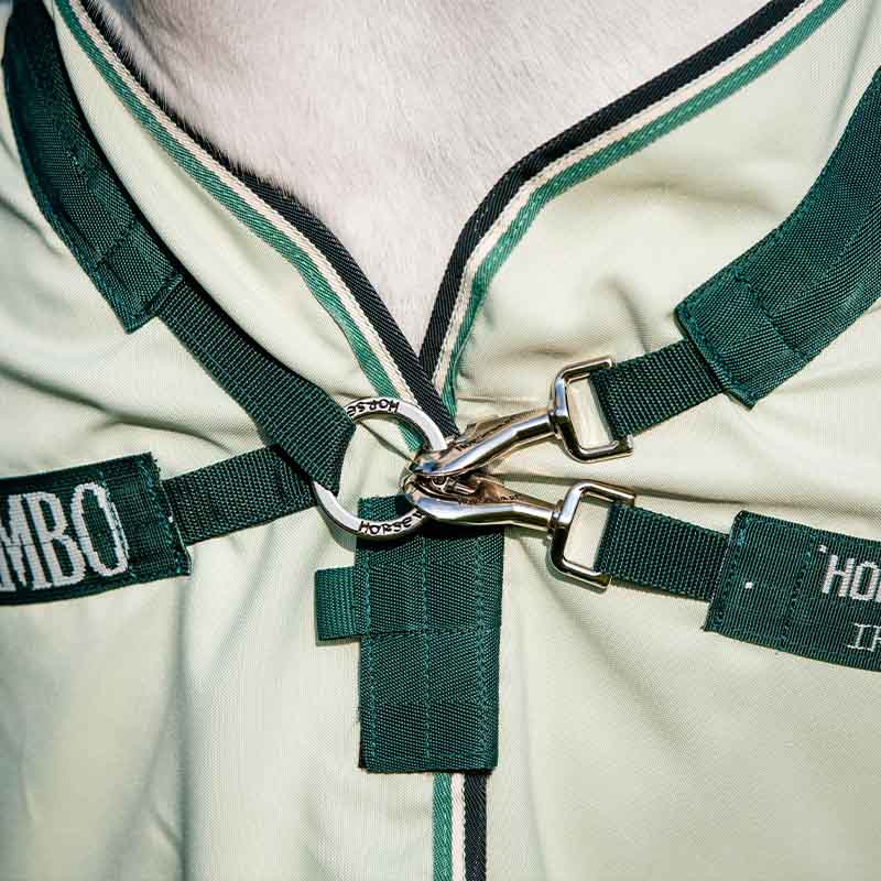 Rambo Hoody Fliegen- und Ekzemerdecke inkl. Fliegenhaube Hellgrün