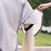 Fliegendecke Amigo Bug Rug Plus Pony Silber/Grau Fliegendecke Amigo Bug Rug Plus Pony Silber/Grau