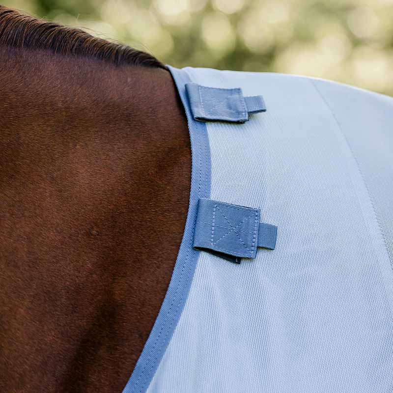 Fliegendecke Amigo Bug Rug Plus Hellblau/Blau/Silber