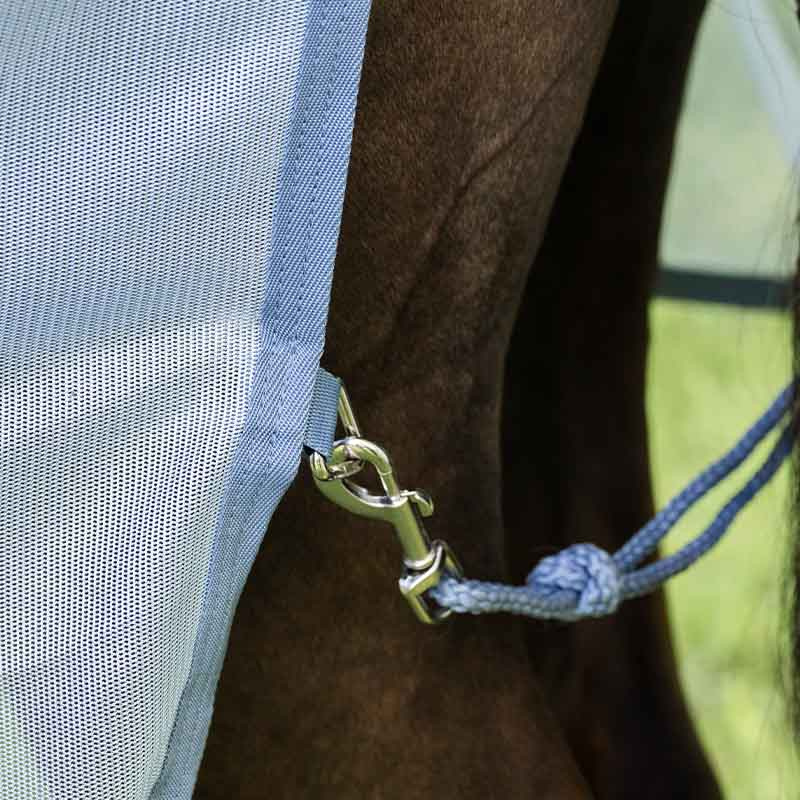 Fliegendecke Amigo Bug Rug Hellblau/Blau/Silber