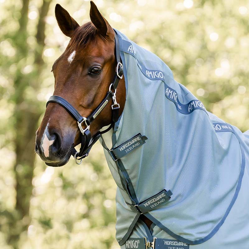 Halsteil Amigo Bug Rug Hellblau/Blau/Silber