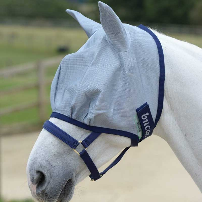 Fliegenmaske Buzz-Off Blau
