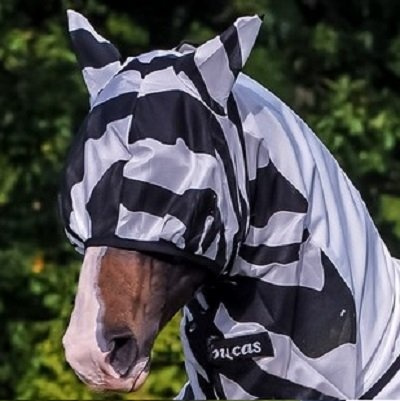 Fliegenmaske Buzz Off Zebra