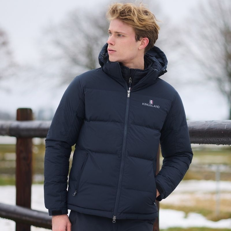 Reitjacke Classic Unisex Down Marineblau